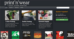 Desktop Screenshot of printnwear.com.au